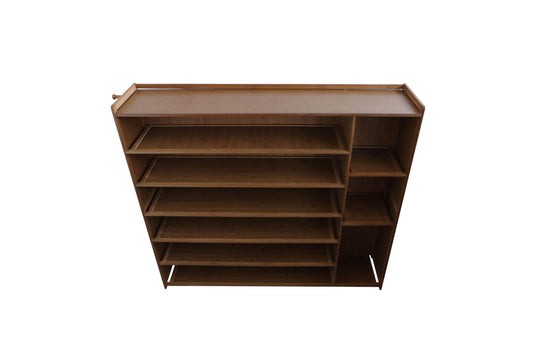 Pantofar din bambus, 10 rafturi, 130*119*28 cm, D184