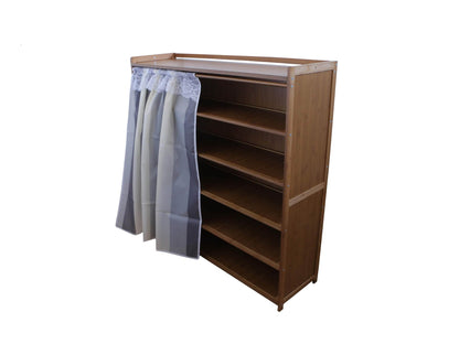 Pantofar din bambus, 6 rafturi, 102*101*28 cm, D185