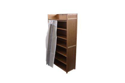 Pantofar din bambus, 6 rafturi, 68*126.5*28 cm, D192