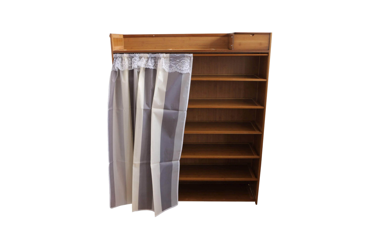 Pantofar din bambus, 7 rafturi, 102*126.5*28 cm, D193
