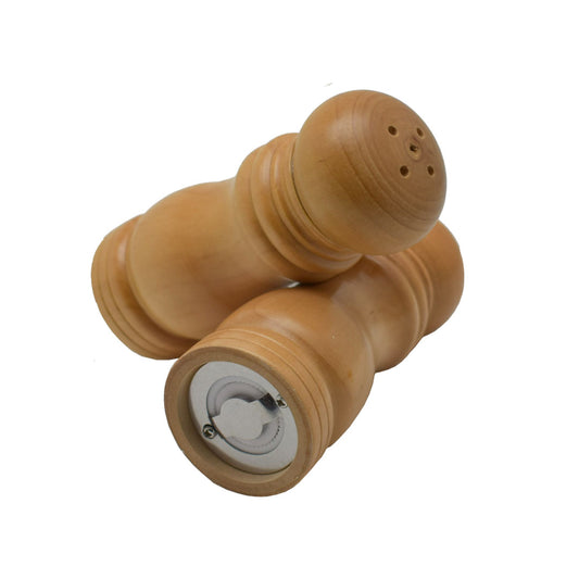 Set 2 rasnite pentru sare si piper, Naimeed D2331, culoare Lemn, 13 cm
