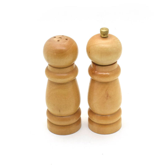 Set 2 rasnite pentru sare si piper, Naimeed D2331, culoare Lemn, 13 cm