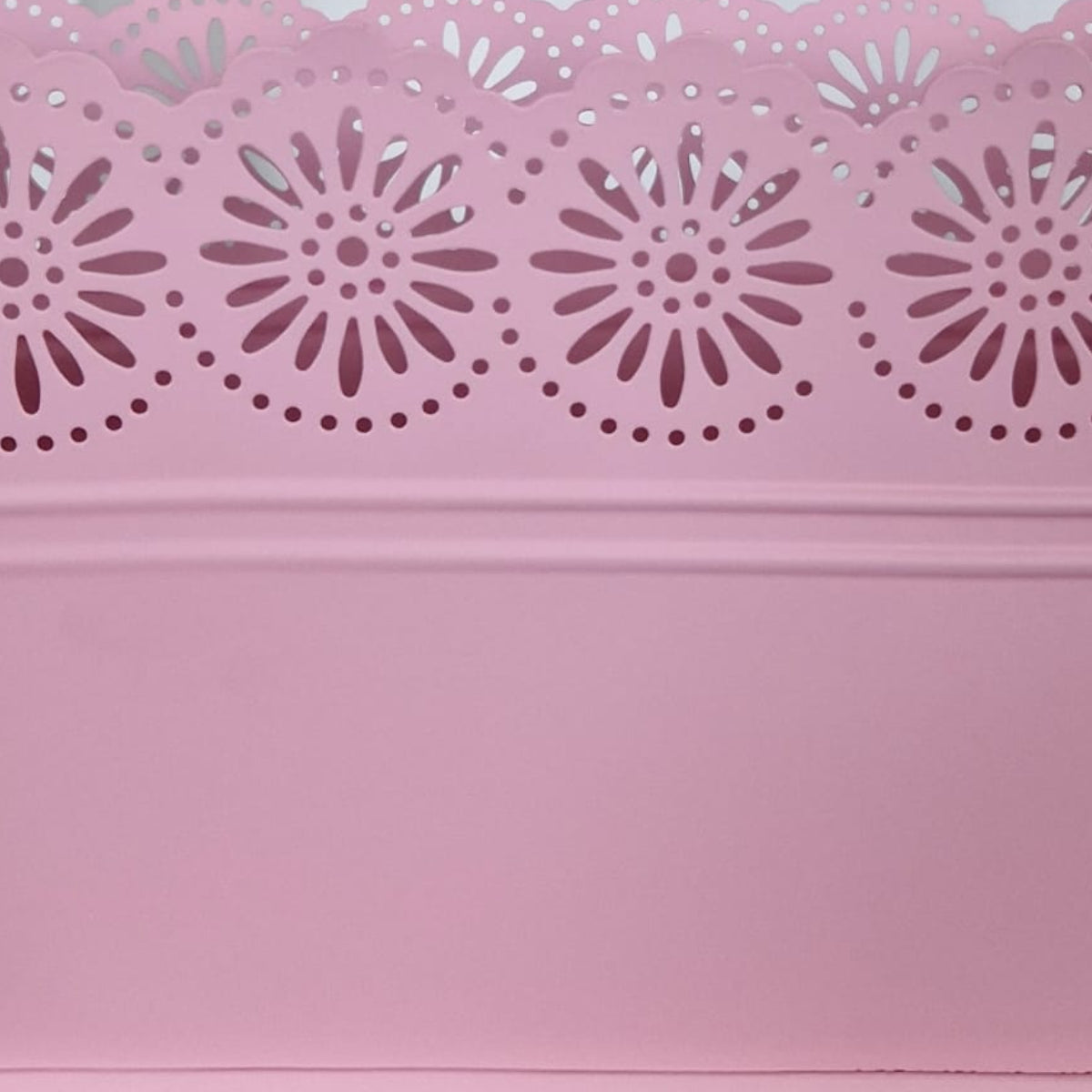 Vas decor din metal, Naimeed D2602, Roz, 130x275x135mm