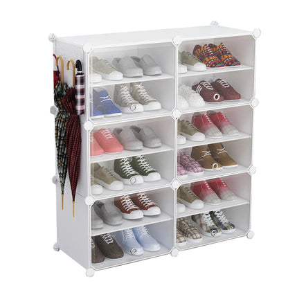 Pantofar Modular, 12 Compartimente, D2662W, Alb