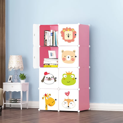 Dulap Modular Copii, 8 Usi, D2687P