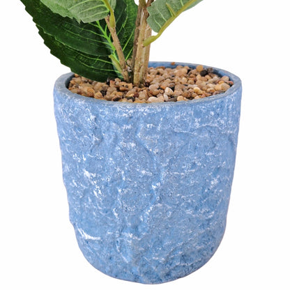Floare artificiala in ghiveci, Hortensie, Naimeed D2854, 39x39x50cm, Alb