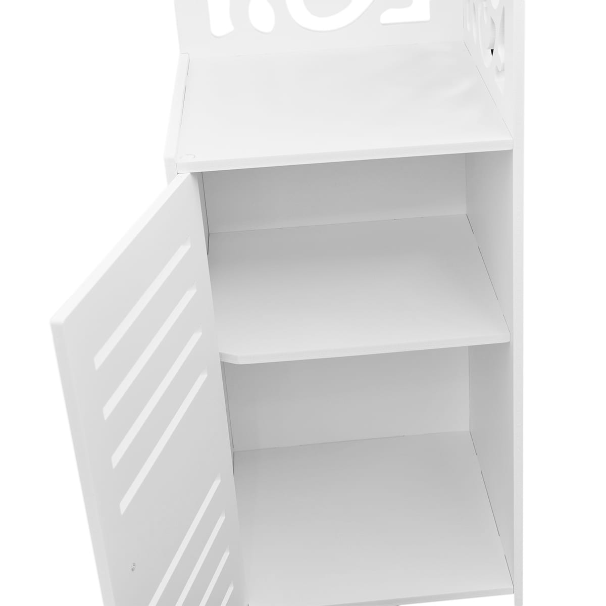 Dulap cu 2 etajere, Naimeed D29, culoare Alb, 100 x 29 x 30 cm