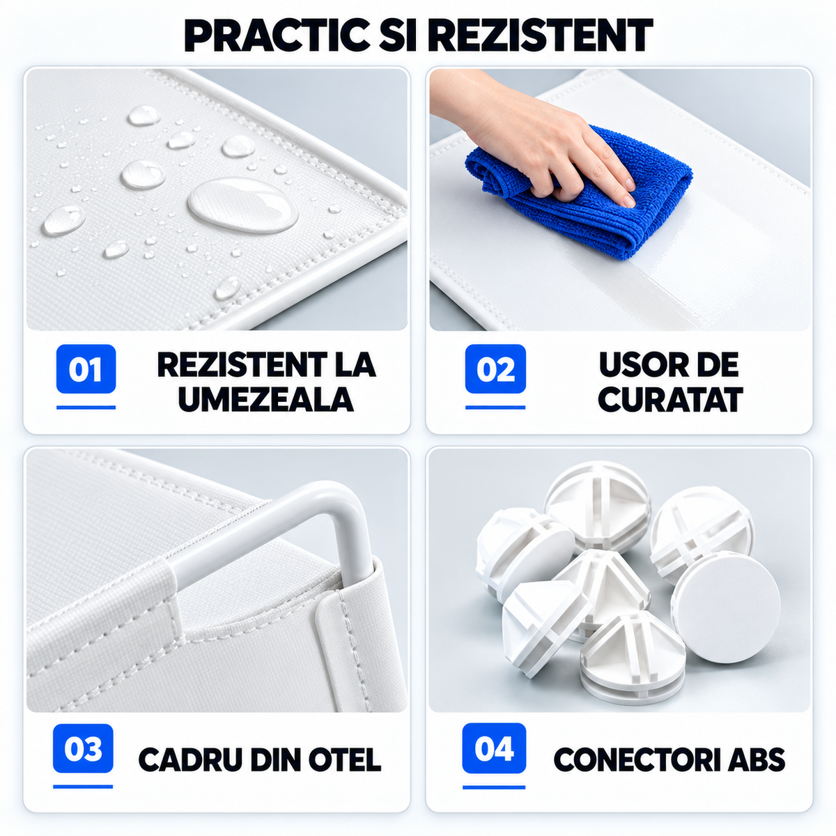 Dulap Modular Copii, 9 Usi, D3009-modular, Alb