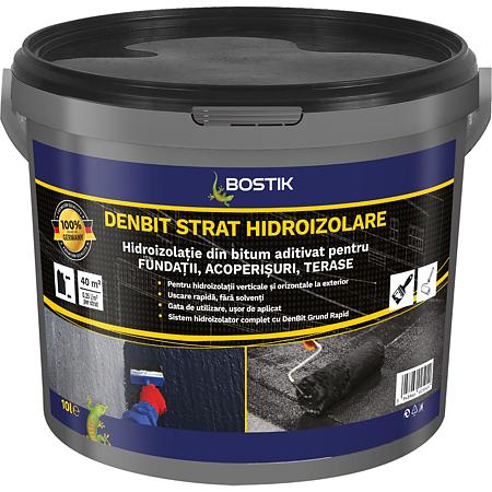 Membrana hidroizolatoare pentru acoperisuri, negru, 10L, BOSTIK / D30631307