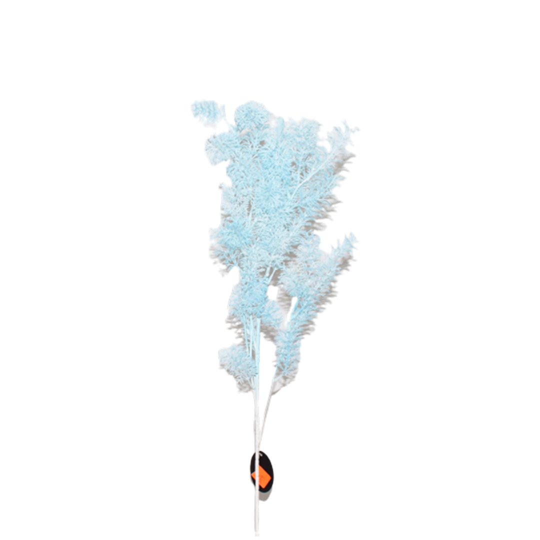 Planta artificiala cu 5 fire, Naimeed D3114, culoare Albastru, 90 x 18 cm