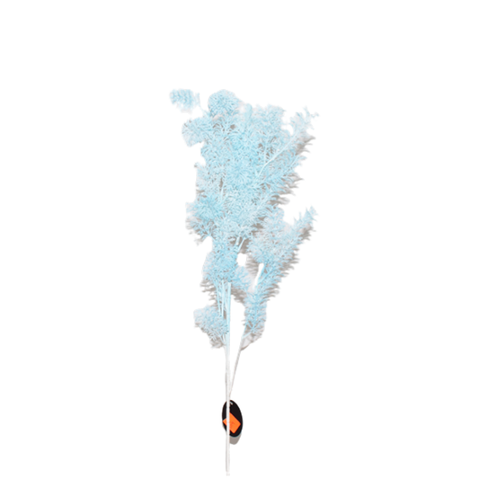 Planta artificiala cu 5 fire, Naimeed D3114, culoare Albastru, 90 x 18 cm