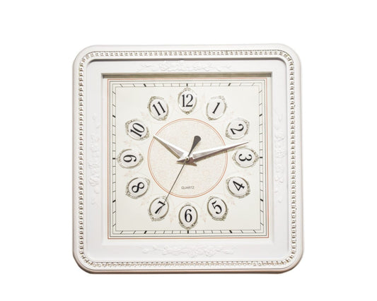 Ceas de perete 42 cm cu mecanism silentios, D3328 ALB