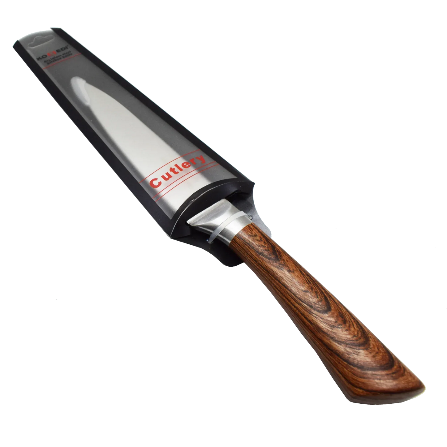 Cutit pentru legume, Naimeed D3362, gama Konedi, otel inoxidabil, maner imitatie lemn, 12.5 cm - 221.ro
