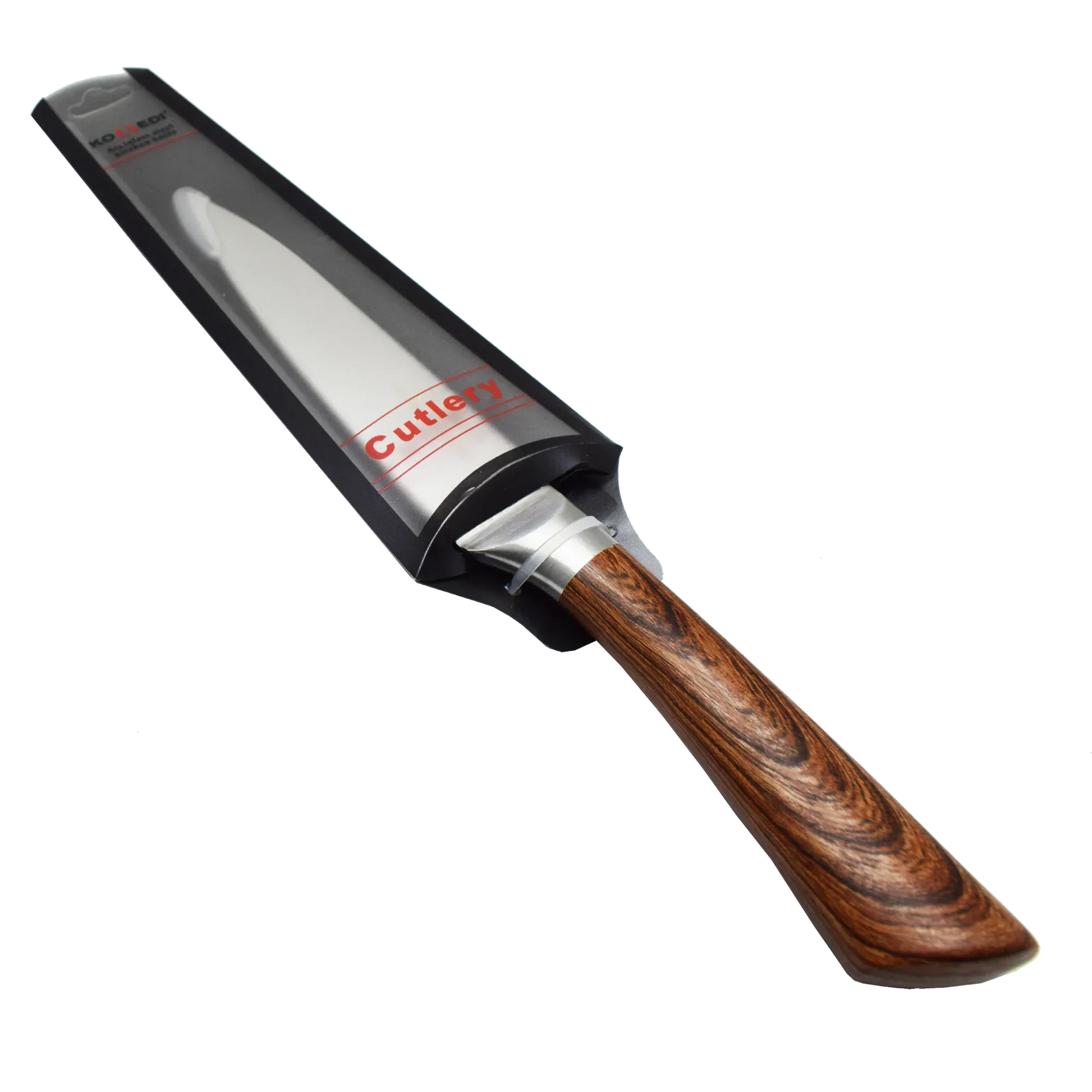 Cutit pentru legume, Naimeed D3362, gama Konedi, otel inoxidabil, maner imitatie lemn, 12.5 cm - 221.ro