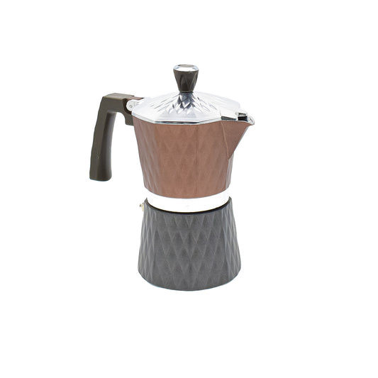 Cafetiera MOKA, 6 cafele, D3407, Maro/Negru