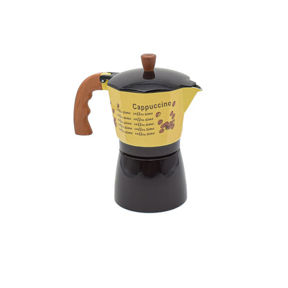 Cafetiera 6 cafele, D3409, Negru/Galben