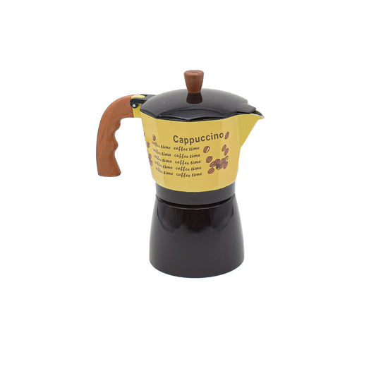 Cafetiera 6 cafele, D3409, Negru/Galben