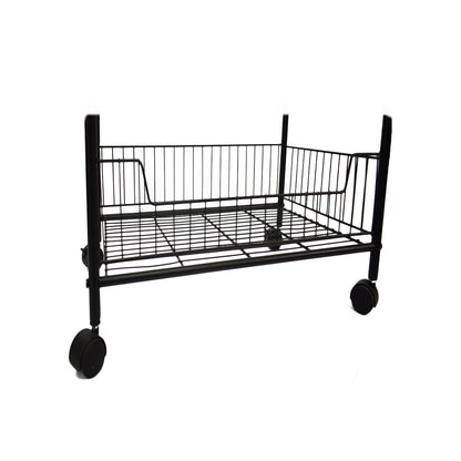 Raft metalic cu polite, Naimeed D3428, 125x54x36 Negru