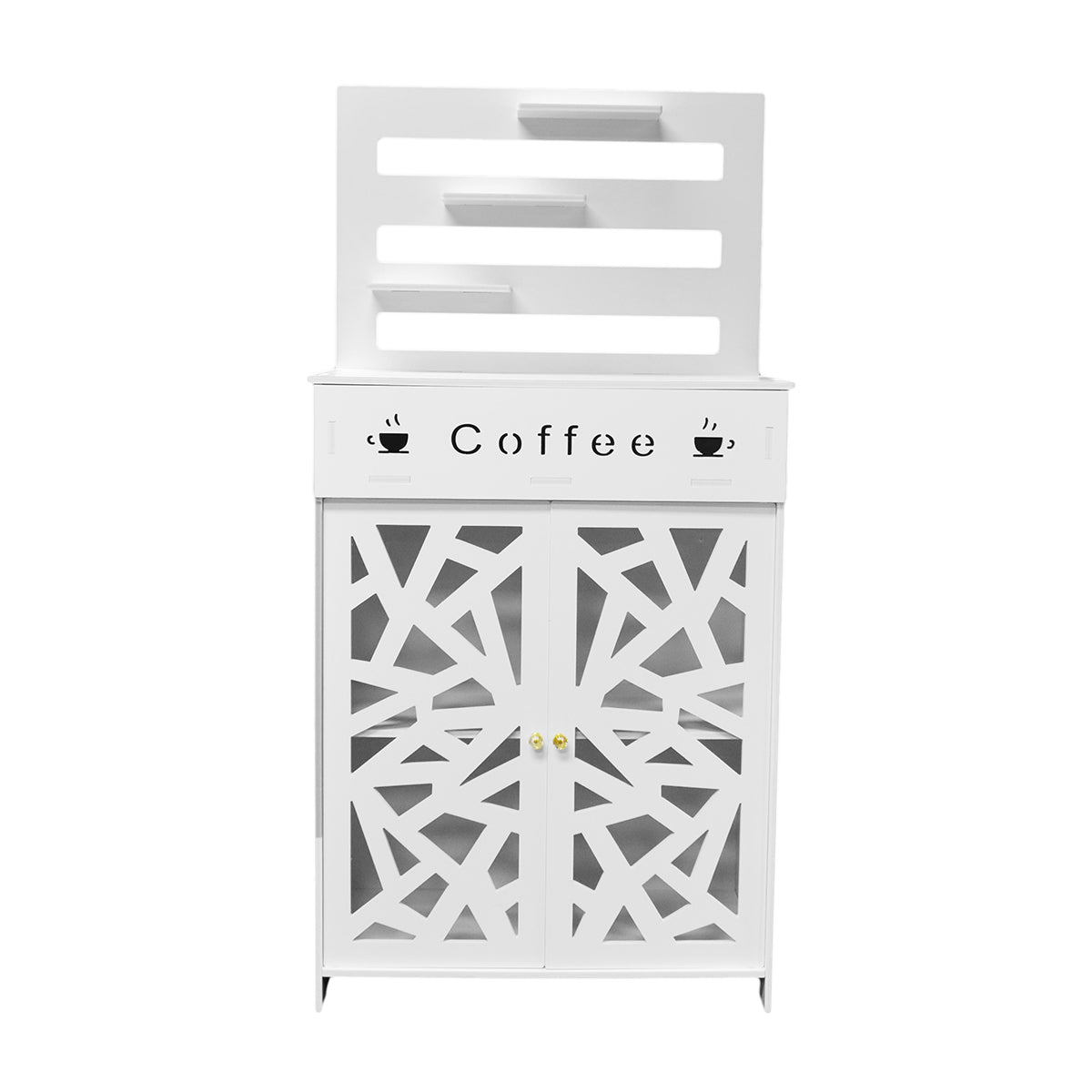 Dulap cu doua usi, Naimeed D3439, culoare Alb, 120 x 60 x 30 cm