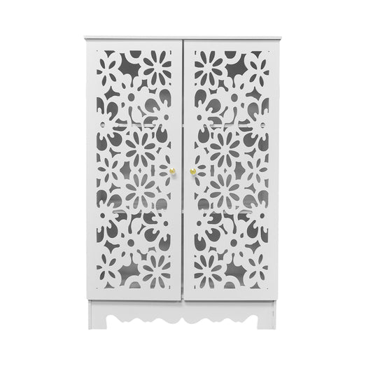 Dulap cu 3 rafturi, Naimeed D3474 culoare Alb, 90 x 62 x 30 cm