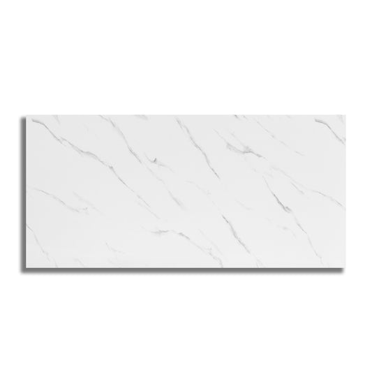 Set 6 panouri decorative, Autoadeziv, suprafata acoperita 1.08 mp, Naimeed D3496, 30x60 cm, Marmura Alba