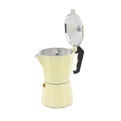 Cafetiera MOKA, 6 cafele, crem, DC-3