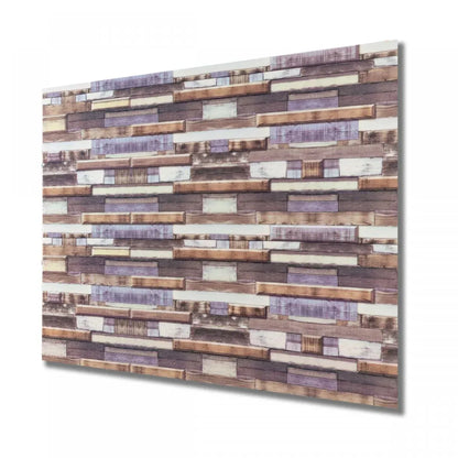 Set 10 panouri decorative, Autoadeziv, suprafata acoperita 3.6 m2, Naimeed D3521, 60x60 cm, Multicolor - 221.ro