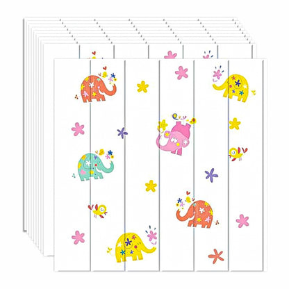 Set 10 x Tapet 3D autoadeziv, design modern, usor de curatat, 70x70 cm, Naimeed D3550