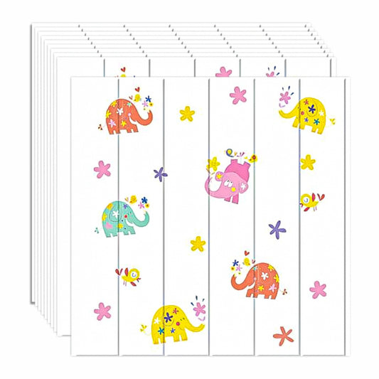 Set 10 x Tapet 3D autoadeziv, design modern, usor de curatat, 70x70 cm, Naimeed D3550