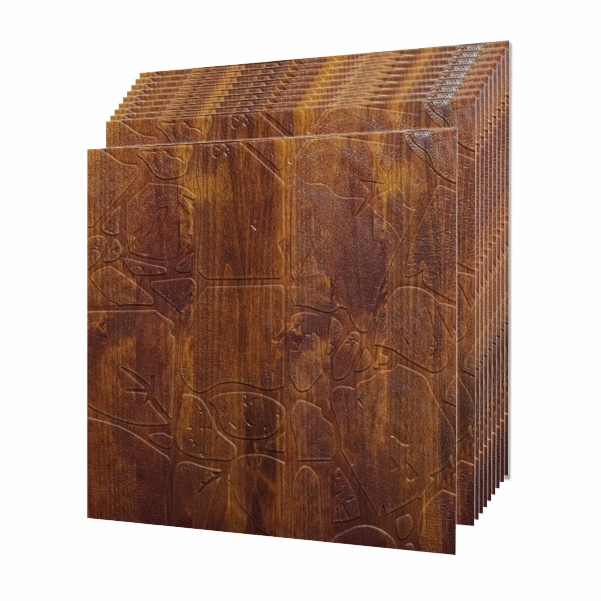 Set 10 x Tapet 3D autoadeziv, design modern, usor de curatat, 70x70 cm, Naimeed D3589