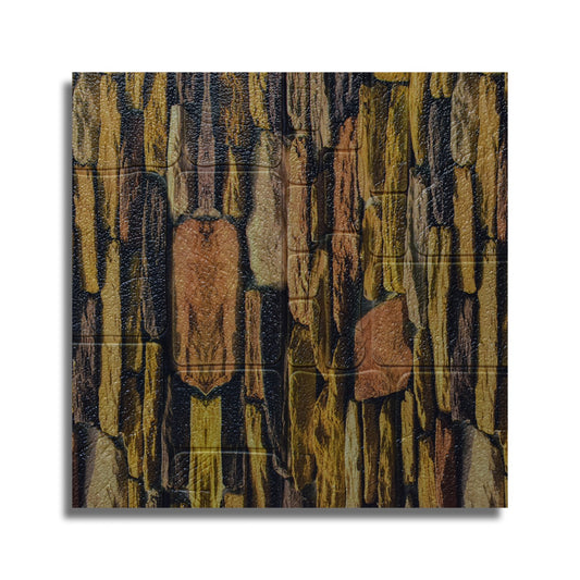 Set 10 x Tapet 3D autoadeziv, design modern, usor de curatat, 70x70 cm, Naimeed D3597