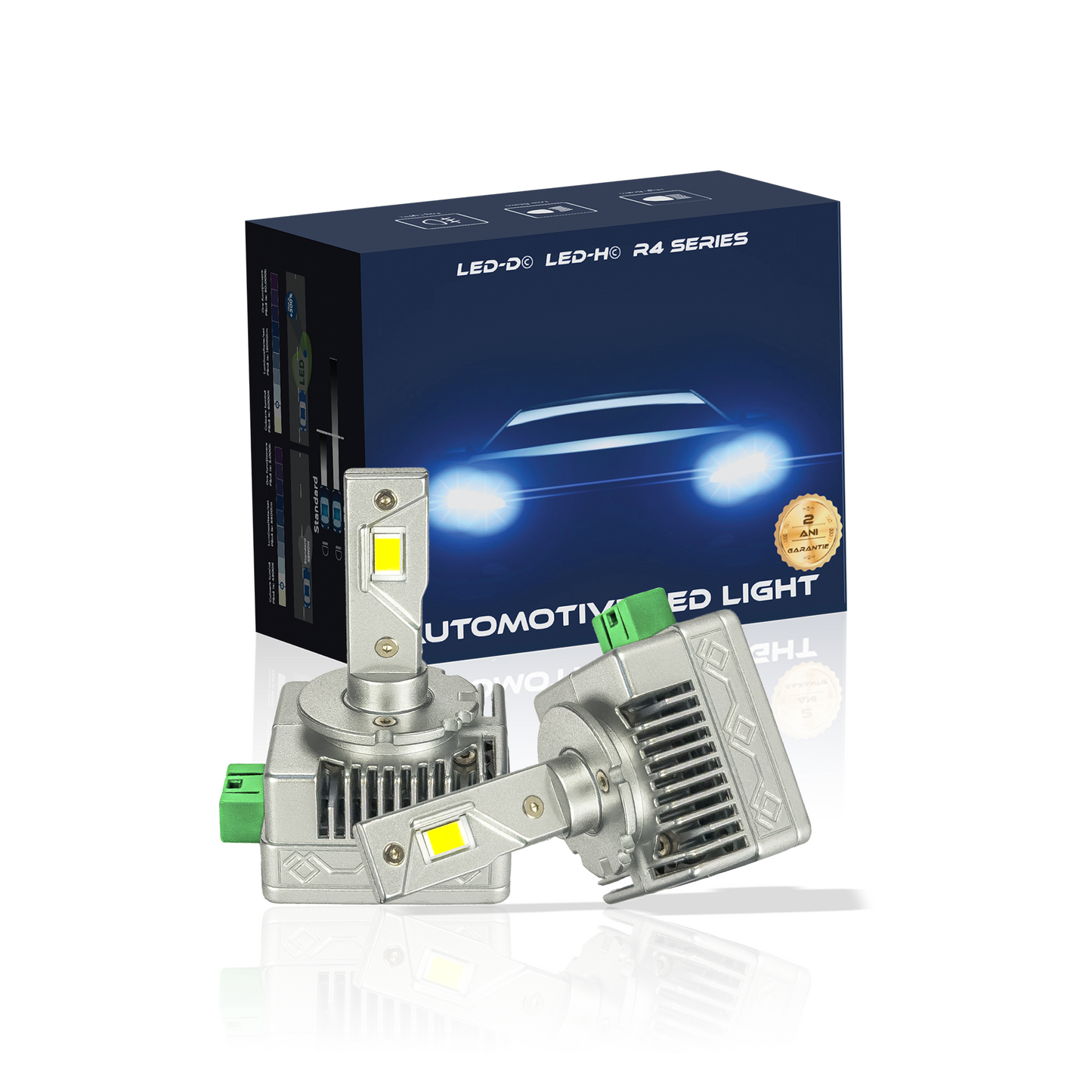 Kit LED D3S LUSMAR™ LED-D© 6000k 10000 lumeni 70W / set Canbus - fara eroare