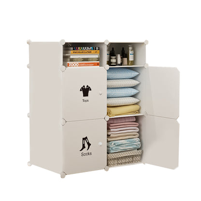 Dulap Modular, 6 Compartimente, D4119, Alb