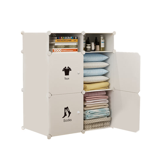 Dulap Modular, 6 Compartimente, D4119, Alb