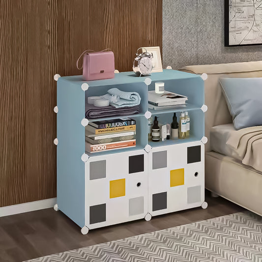 Dulap Modular, 6 Compartimente, D4127, Blue