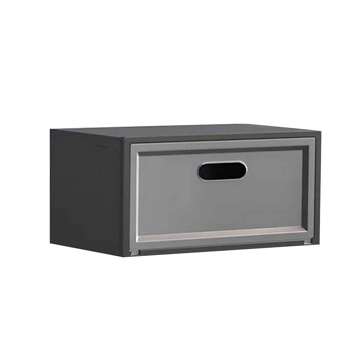Set 3 cutii pentru depozitare pantofi, Naimeed D4151, polipropilena, Negru
