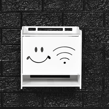 Raft suport Router Wireless, pentru mascare fire si echipament WIFI, D4153, 26.5*26*18.5 cm