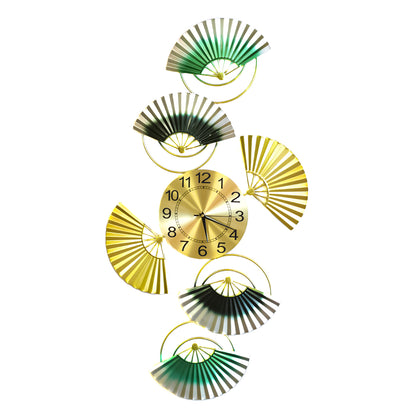 Ceas de perete, stil elegant, Metal, mecanism Silentios, D4183, 100*50 cm, Multicolor