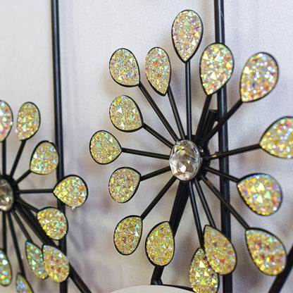 Ceas de perete, stil elegant, Metal, mecanism Silentios, D4186, 46*88 cm, Negru