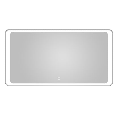Oglinda baie, sistem iluminare LED, IP44, 120x70cm, D4219, Dezaburire, Touch