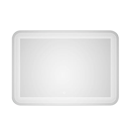 Oglinda baie, sistem iluminare LED, IP44, 100x70cm, D4224, Dezaburire, Touch