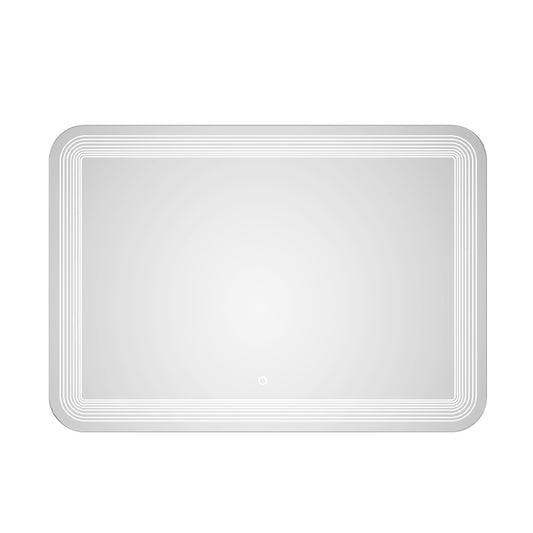 Oglinda baie, sistem iluminare LED, IP44, 100x70cm, D4224, Dezaburire, Touch