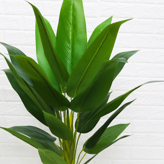 Planta artificiala, Canna fara ghiveci, D4247, 120cm, verde