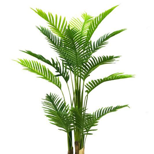 Planta artificiala, Palmier Areca fara ghiveci, 18 frunze, D4255, 165cm, verde