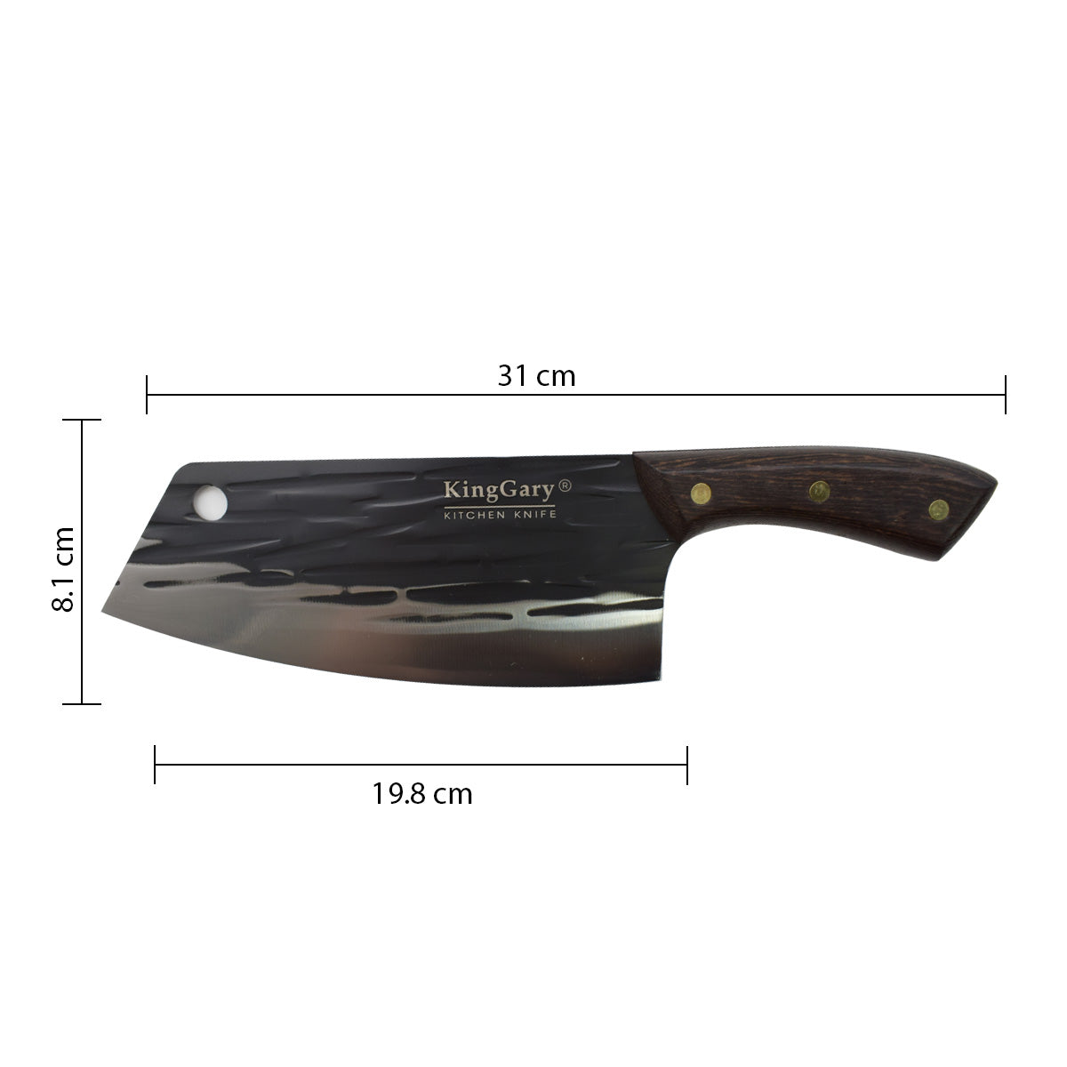 Cutit de bucatarie D4307, otel inoxidabil, 31cm