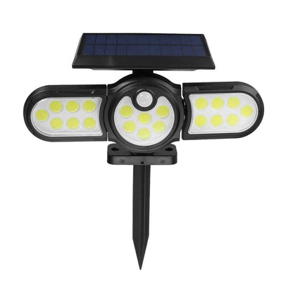 Lampa solara, cu senzor de miscare, lumina LED, acumulator, Naimeed D4319, COB 140 LED-uri