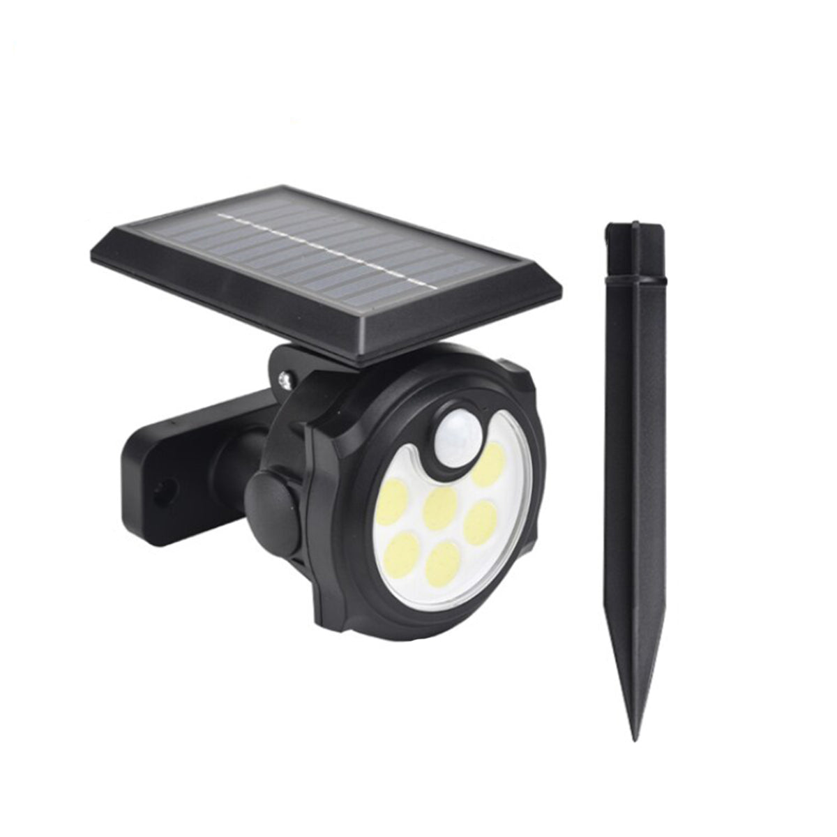 Lampa solara, cu senzor de miscare, lumina LED,  acumulator, Naimeed D4321, COB 42 LED-uri