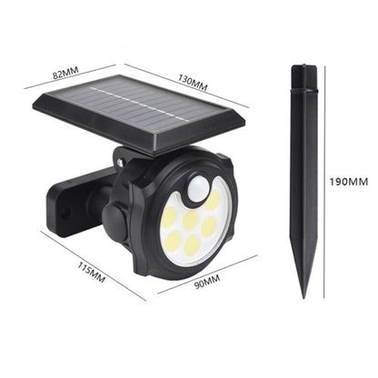 Lampa solara, cu senzor de miscare, lumina LED,  acumulator, Naimeed D4321, COB 42 LED-uri
