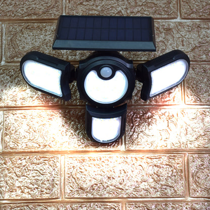 Lampa solara, cu senzor de miscare, lumina LED,  acumulator, Naimeed D4331, 150 LED-uri
