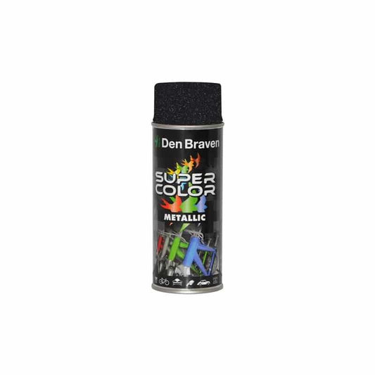 Spray vopsea, finisaj metalic 400ml, negru Den Braven / D43440001